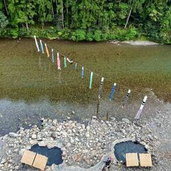 Ausblick auf die Outdoor Onsen