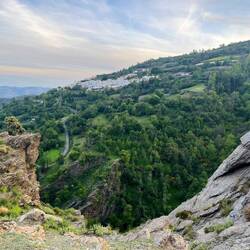 ..und einer Sicht auf Bérchules.
