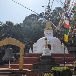 Der Eingang zum Monkey Temple