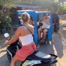 Ok sie hat es nicht geschafft, roller bleibt stehen