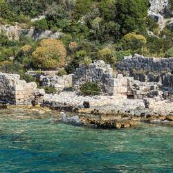 Part of the Sunken City of Simena