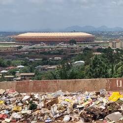 Das Stadion von Yaounde