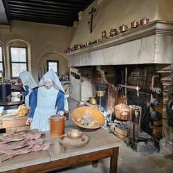 Hospital kitchen run by Nuns