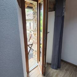 The darling little balcony attached to my room