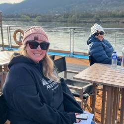 Loved sitting on the top deck enjoying the views.