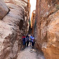 Canyon verso il punto panoramico