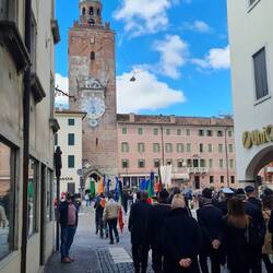 Défilé jusqu'au cœur historique