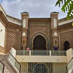 Front of mosque