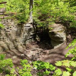 Wasserfall ohne Wasser