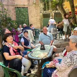 bei der Mandel-und Pistazienverkostung