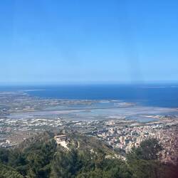 die Salinen von der Gondel aus