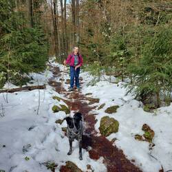 Hier oben liegt noch reichlich Schnee!