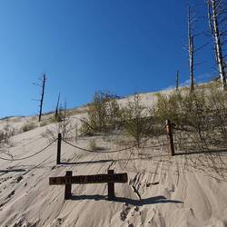 Die polnische Sahara, die Riesendüne Laçka Gora