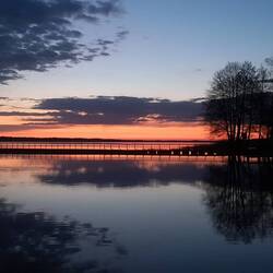 Morgenstimmung am Gardno-See