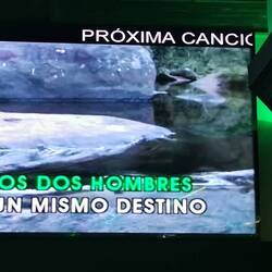 Abends sind wir von der Sprachschule aus beim Karaoke. Gar nicht schlecht, singend Spanisch zu üben