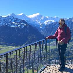 Jungfraujoch in background covered in cloud. Lucky I went when did