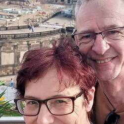Dachterrasse Felix mit Aussicht auf den Zwinger