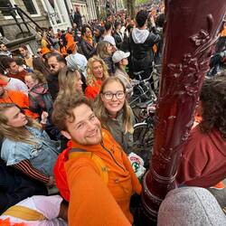 In the crowds