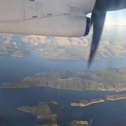 Dubrovnik coastline. We will be cycling these islands soon!