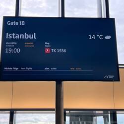 Leider dann mit 1 Std Verspätung gestartet.