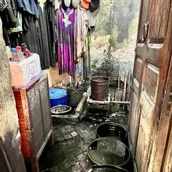 Blick in die Färberei