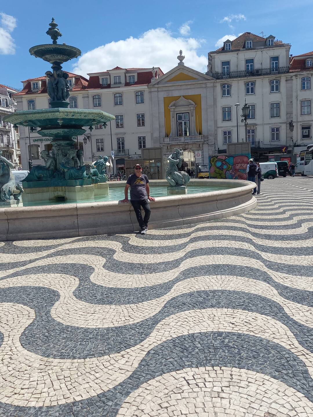 Geoff at Rossio square