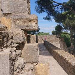 Walls inside the castle