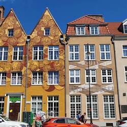 Typische Häuserreihe