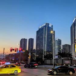 Chongqing as the sun sets