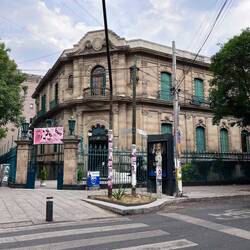 We got to visit inside