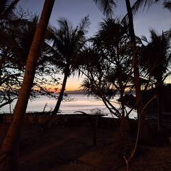 From our cottage veranda on first night