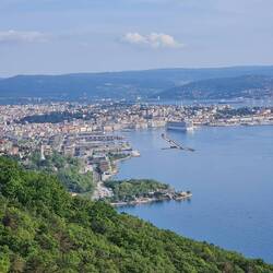 Panorama : Trieste vu du phare
