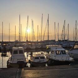 Coucher de soleil à Piran