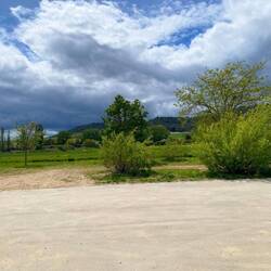 Sieht nach Regen aus, aber der Ausblick ist schön
