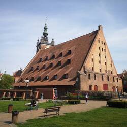 Die große Mühle. Beherbergt mittlerweile ein Bernsteinmuseum