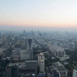 Schöne Aussicht aus dem 83. Stock