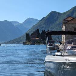 The beautiful coastline of Montenegro.
