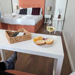 Couch! Snack! Bed! It's all go here.