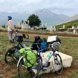 Our emergency (thunderstorm) camp site in the morning. We survived.