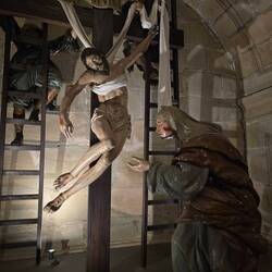 Descent from the cross - Baroque sculptor Alonso Villabrille