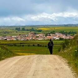 After 17 km we see our destination for today! It's quite beautiful