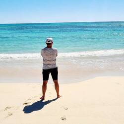 The beautiful clear water of The Ningaloo Coast