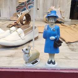 A whimsical display in a shop window in Vercelli