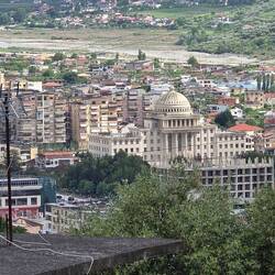Blick von der Festung auf die Neustadt