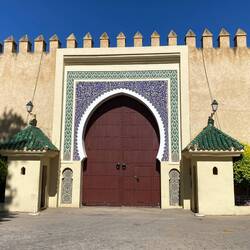 One of the gates into the Medina of Fes