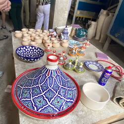 Took a tour of a pottery factory. I may or may not have bought some thing and had it shipped home...