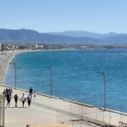 looking towards Corinth from hotel in Loutraki