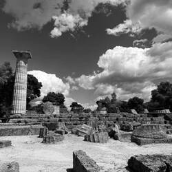 der Tempel des Zeus - jedenfalls was davon noch übrig ist