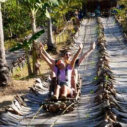 Danach ging's rutschen!