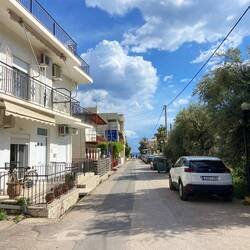 auf dem Weg zum Strand